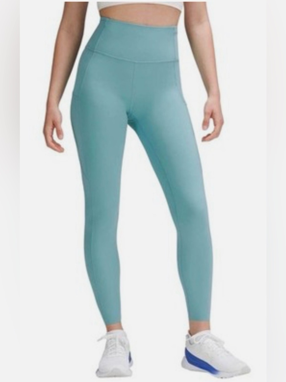 NWT Lululemon Fast and Free High Rise Legging 25” Size 4 Tidal Teal